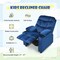 Kids Recliner Chair with Cup Holders Suitable for Children's Room, Living Room and Bedroom